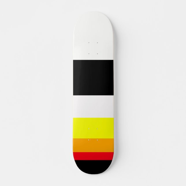 Hösten linjer mini skateboard bräda 18,5 cm (Framsida)