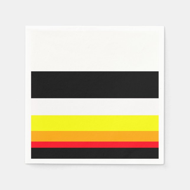 Hösten linjer pappersservett (Framsidan)