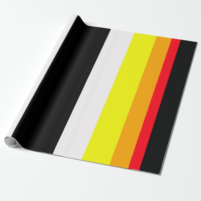 Hösten linjer presentpapper (Utrullad)