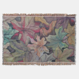 Hösten löv-hölje filt