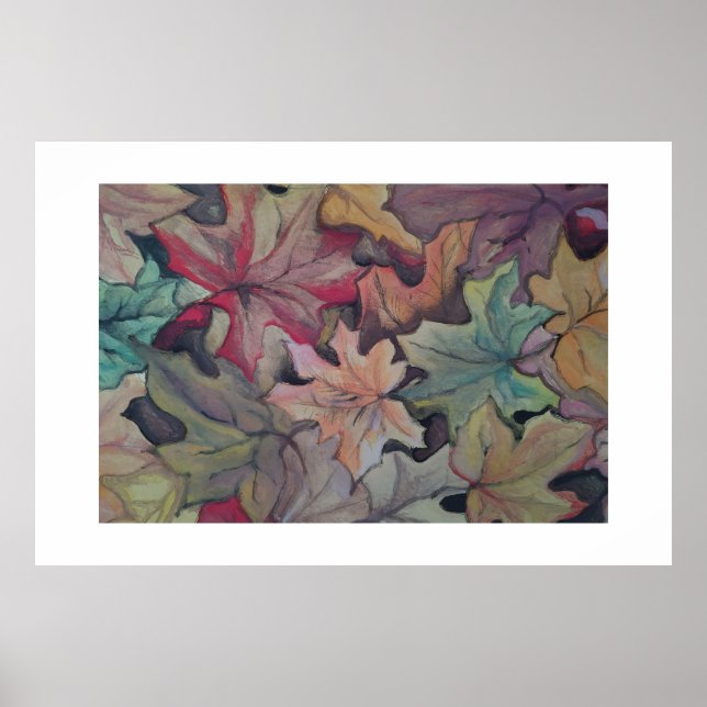 Hösten löv-hölje poster (Framsidan)
