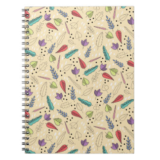 Hösten Löv Medley Colorful Fall Anteckningsbok