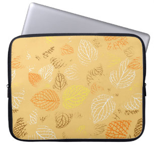 Hösten, Löv Mönster 4 Laptop Fodral