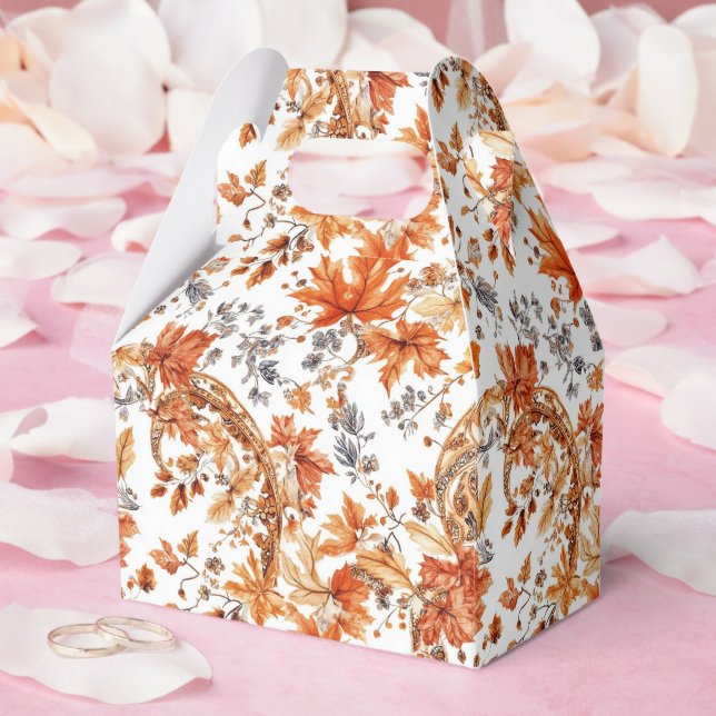 Hösten Löv Mönster Presentaskar (Bröllop)