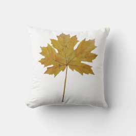 Hösten löv orange brun vattenfärg. kudde