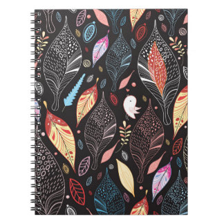 Hösten löv struktur anteckningsbok