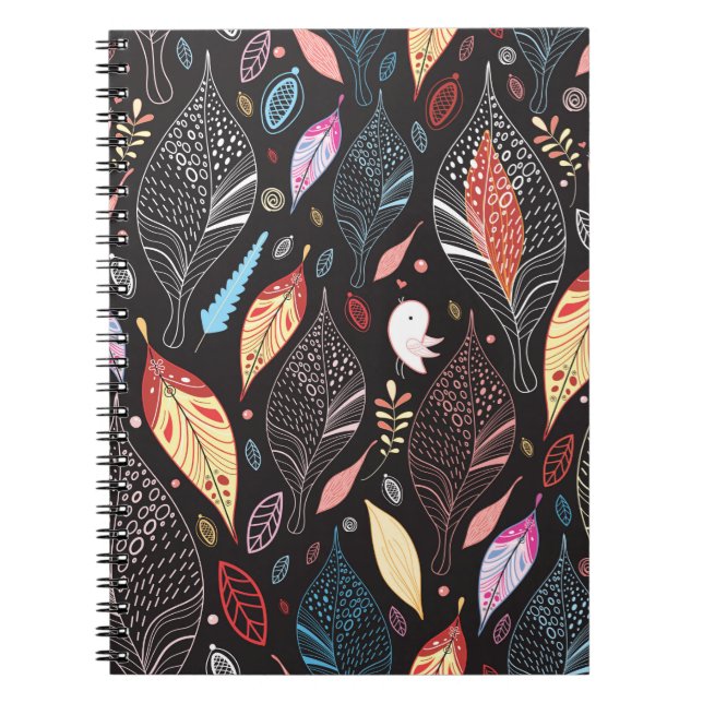 Hösten löv struktur anteckningsbok (Framsidan)