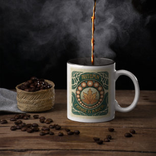 Hösten Magic Distress Vintage Stil Mugg