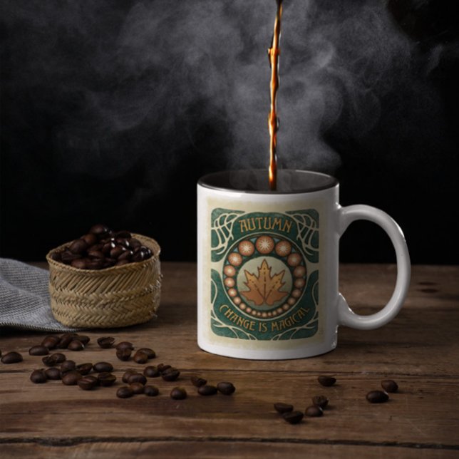 Hösten Magic Distress Vintage Stil Mugg (Skapare uppladdad)