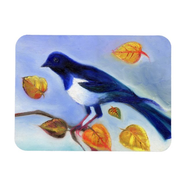 Hösten Magpie 2012 Magnet (Horisontell)