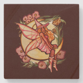 Hösten Måne Fairy Witch Fall Älvors Stenunderlägg