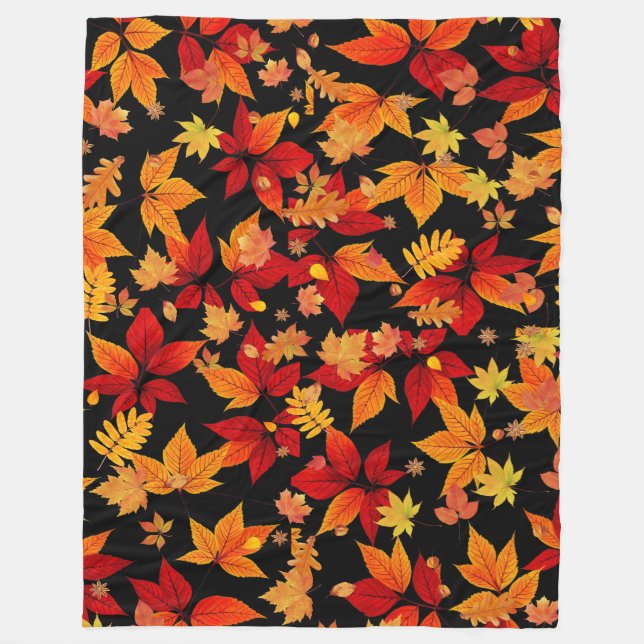 Hösten Midnight Fleecefilt (Framsidan)