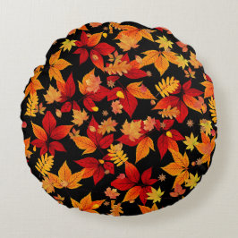 Hösten Midnight Rund Kudde