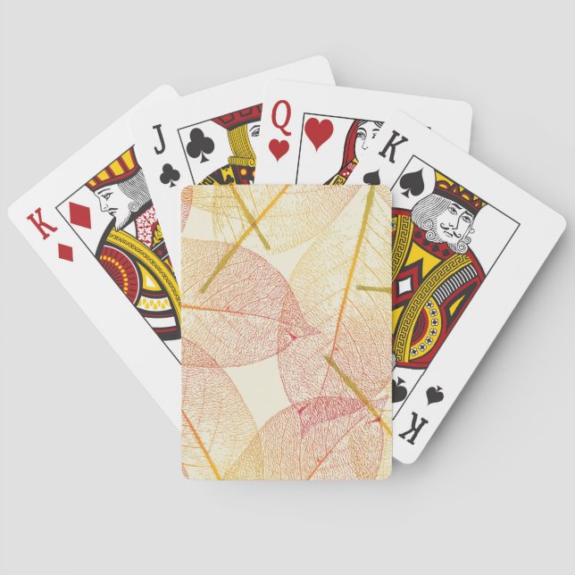 Hösten mönster casinokort (Baksidan)