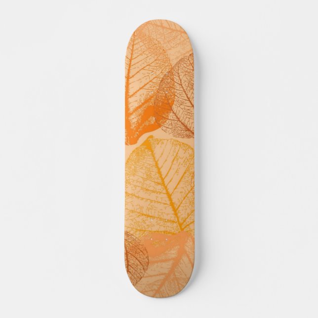 Hösten mönster mini skateboard bräda 18,5 cm (Framsida)