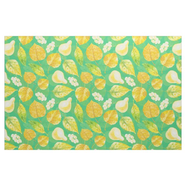 Hösten mönster, vattenfärg tyg (Fat Quarter)