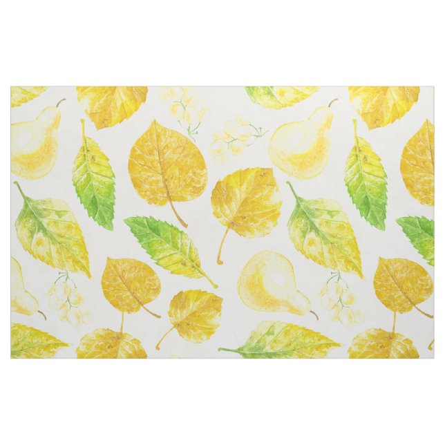 Hösten mönster, vattenfärg tyg (Fat Quarter)