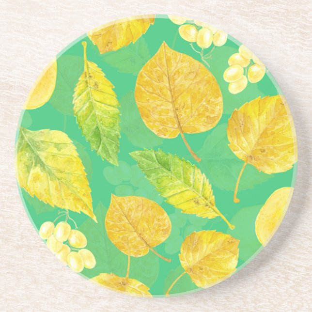 Hösten mönster, vattenfärg underlägg (Framsidan)