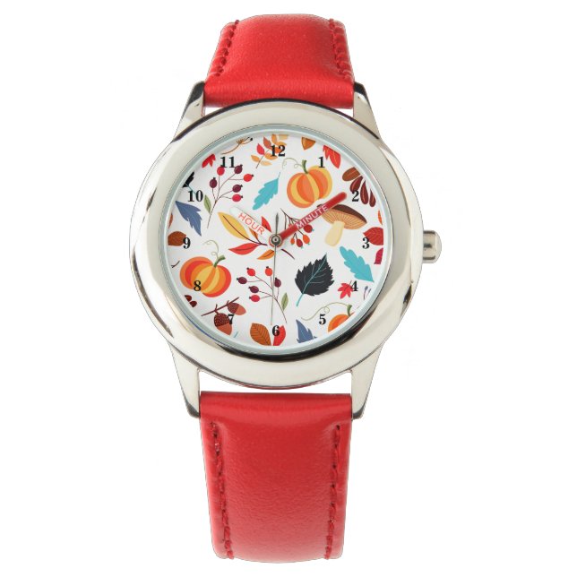 Hösten Mönster Watch Armbandsur (Framsida)