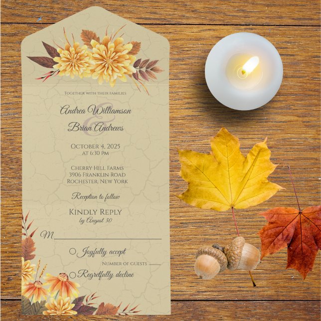 Hösten Morsa med Foliage (Available with dinner options or QR code. )