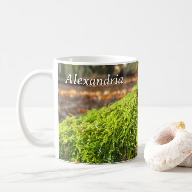 Hösten Moss i Golden Sunshine - Personlig Kaffemugg (Med munk)