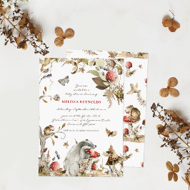 Hösten Mushroom | Skogsskötare för skogsvård Inbjudningar