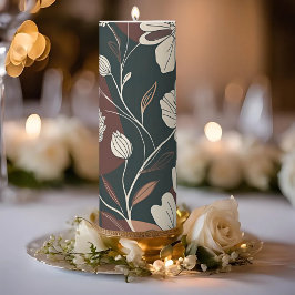Hösten Noir Blommar Tall