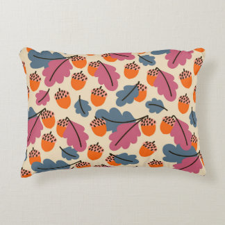 Hösten Oak: Löv och Mönster Prydnadskudde