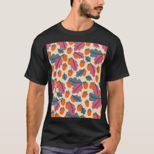 Hösten Oak: Löv och Mönster T Shirt