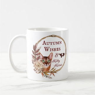 Hösten Önskemål & Kattunge Kisses, hösten, Säsong Kaffemugg