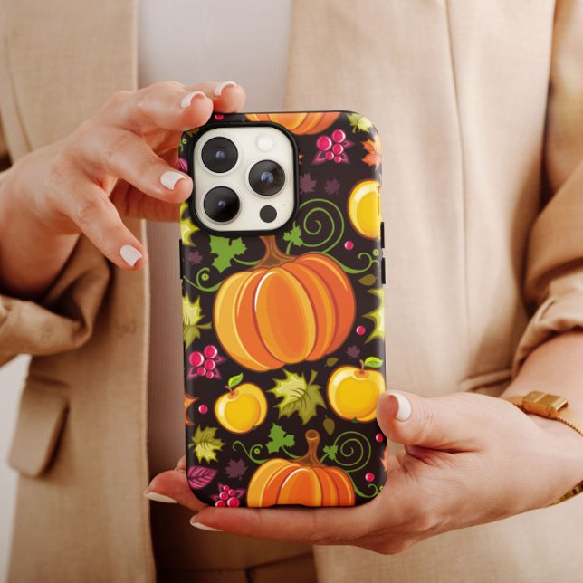 Hösten Orange Pumpkin iphone case-Mate (Skapare uppladdad)