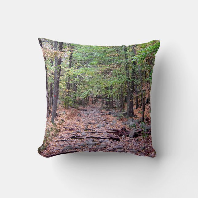 Hösten på Blue Backe Reservation Red Dot Trail Kudde (Framsida)