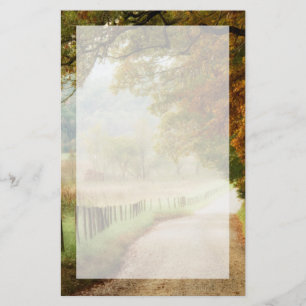 Hösten på en Land-väg Brevpapper