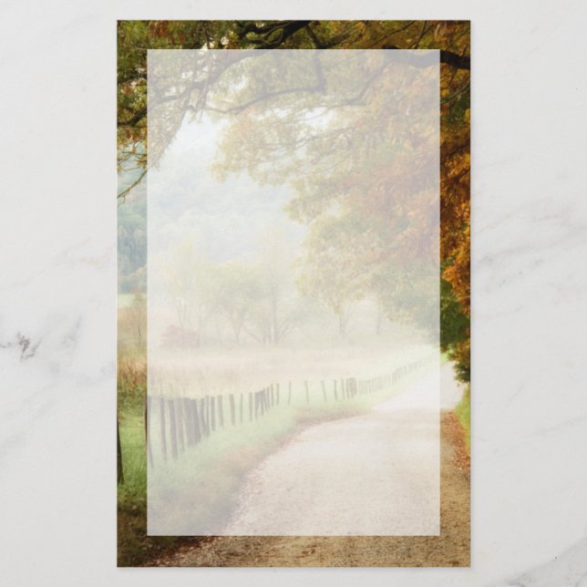 Hösten på en Land-väg Brevpapper (Framsida)