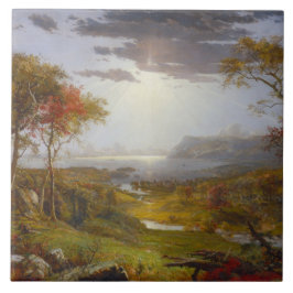 Hösten på Hudsonfloden (delstaten New York) Kakelplatta