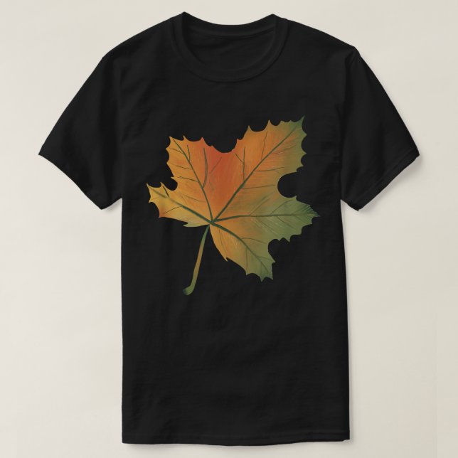 Hösten Park Maple Löv T Shirt (Design framsida)