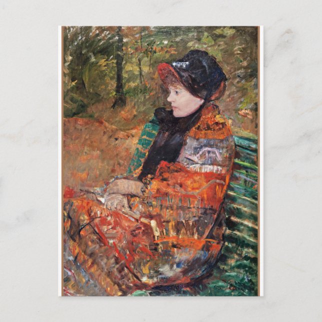 Hösten, Porträtt i Lydia Cassatt Vykort (Framsida)