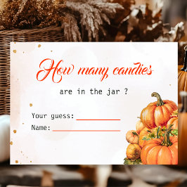 Hösten Pumpkin Hur många kanepakelspel för babybab Tilläggskort