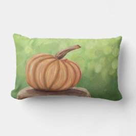 Hösten Pumpkin med bokeh Background Lumbar Pillow Lumbarkudde