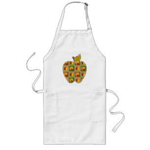 Hösten Quilt Apron Långt Förkläde