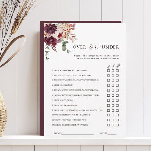 Hösten Romantik över eller under redigerbart kort