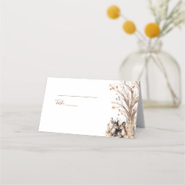 Hösten Rustic Hjort Bröllop-samling Placeringskort