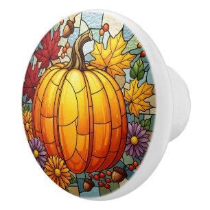 Hösten Säsong, Pumkin, färgad blad Knopp