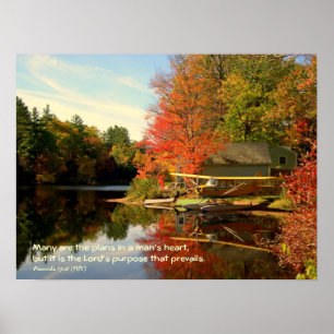 Hösten Seaplane Christian Photography Poster