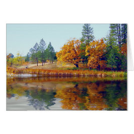 Hösten Sjö Hälsningskort
