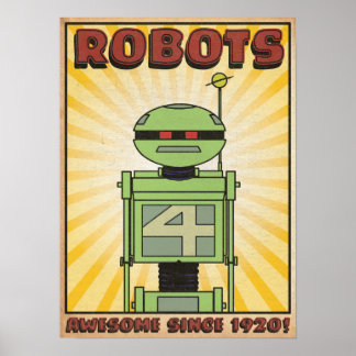 Hösten Sjö "ROBOT" Poster