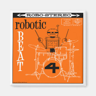 Hösten Sjö "ROBOTIC BEAT LP"-Magnet Magnet