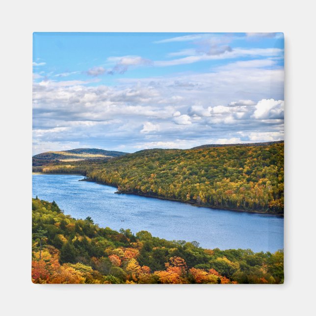 "Hösten Sjö vid molnen" Magnet (Framsidan)