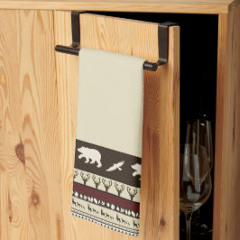 Hösten skogen kökshandduk