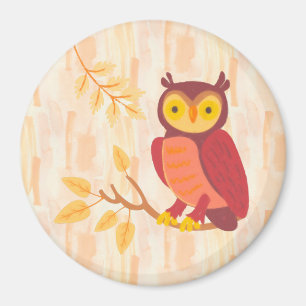Hösten Skogen Magnet